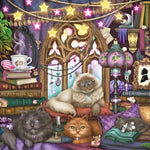 Cats In The Library 1000 Piece Jigsaw Puzzle -Peter Pauper Press 9781441345967_1