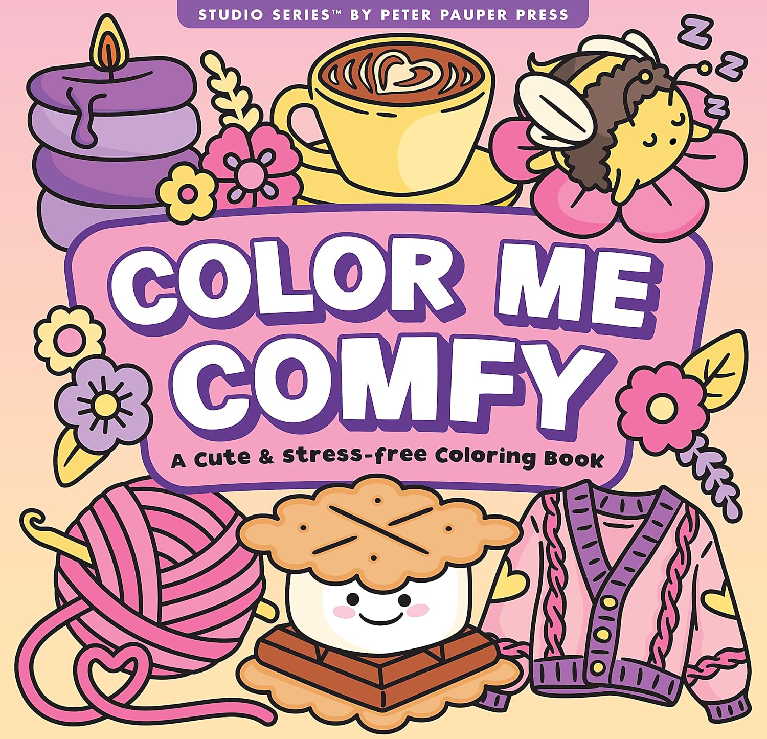 Studio Series By Peter Pauper Press: Color Me Comfy Adult Coloring Book 9781441346094