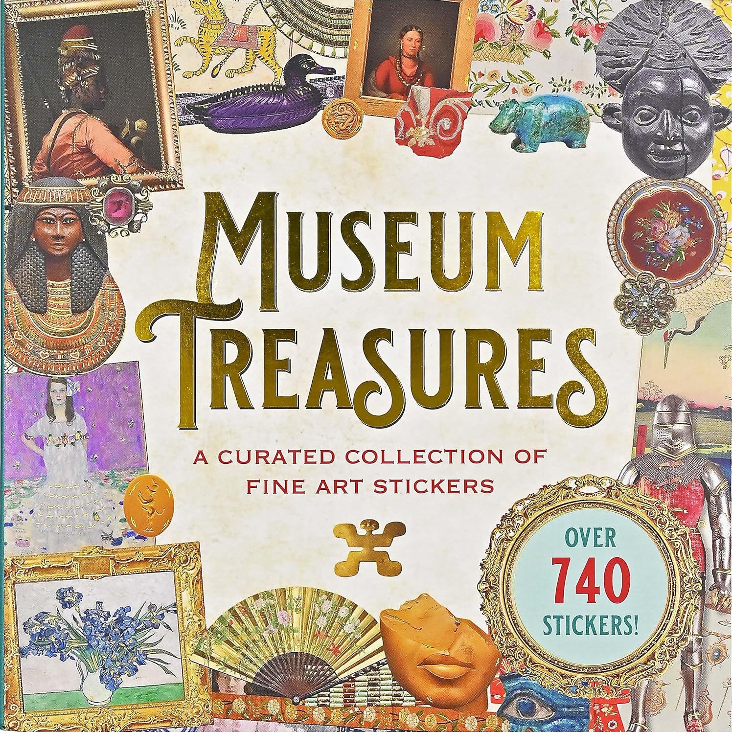 Museum Treasures Sticker Book by Peter Pauper Press 9781441346179