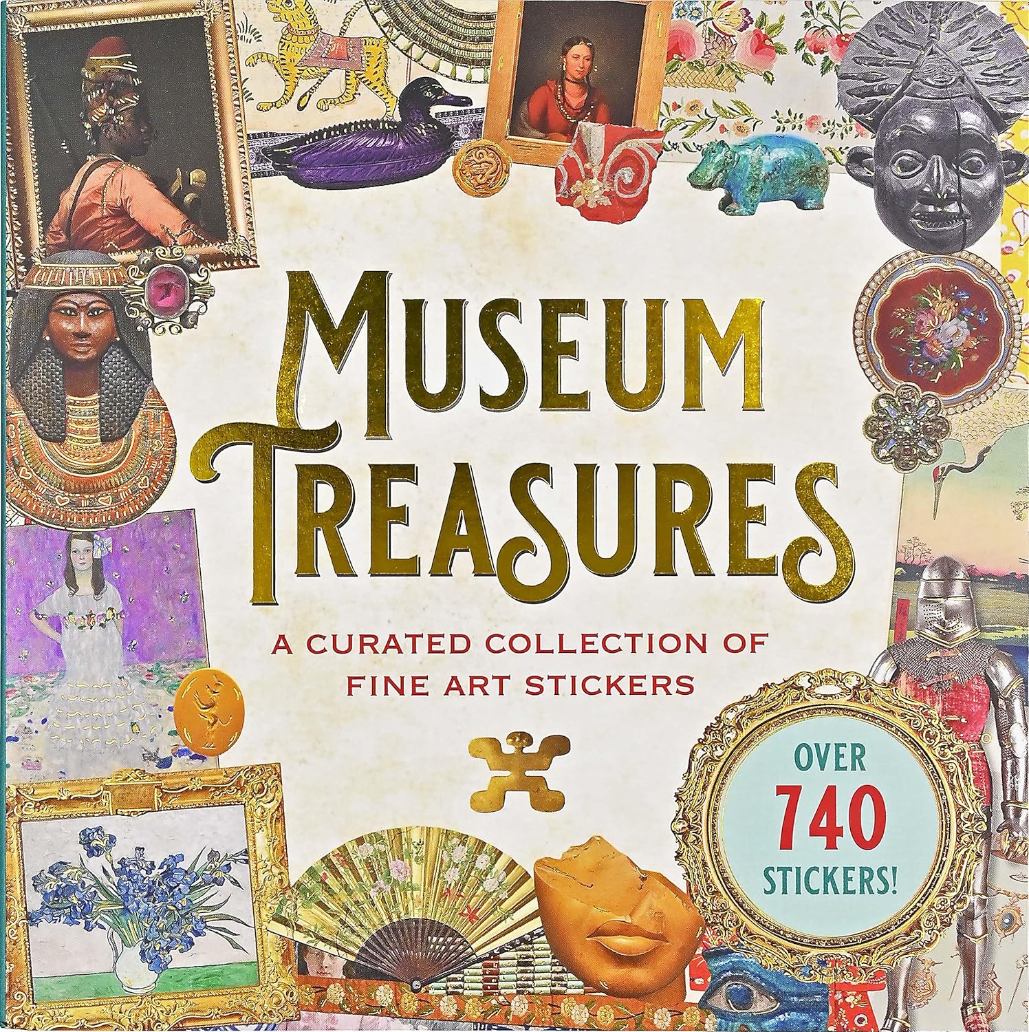 Museum Treasures Sticker Book by Peter Pauper Press 9781441346179