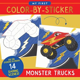 My First Color-By-Sticker Book: Monster Trucks by Zschock. Martha 9781441346209