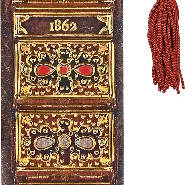 Antique Book Spine Beaded Bookmark 20 9781441346414