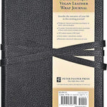 Black Leather Wrap Journal 9781441346711