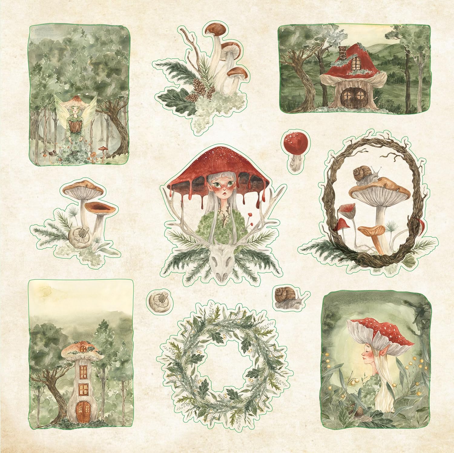 Enchanted Forest Sticker Book by Peter Pauper Press 20 9781441347039_2