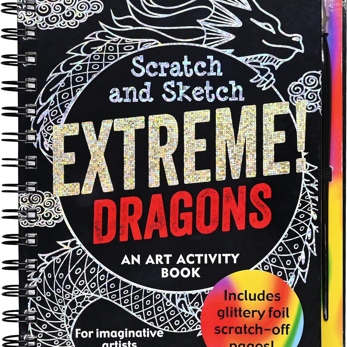 Extreme! Dragons Scratch And Sketch by Peter Pauper Press 20 9781441347060