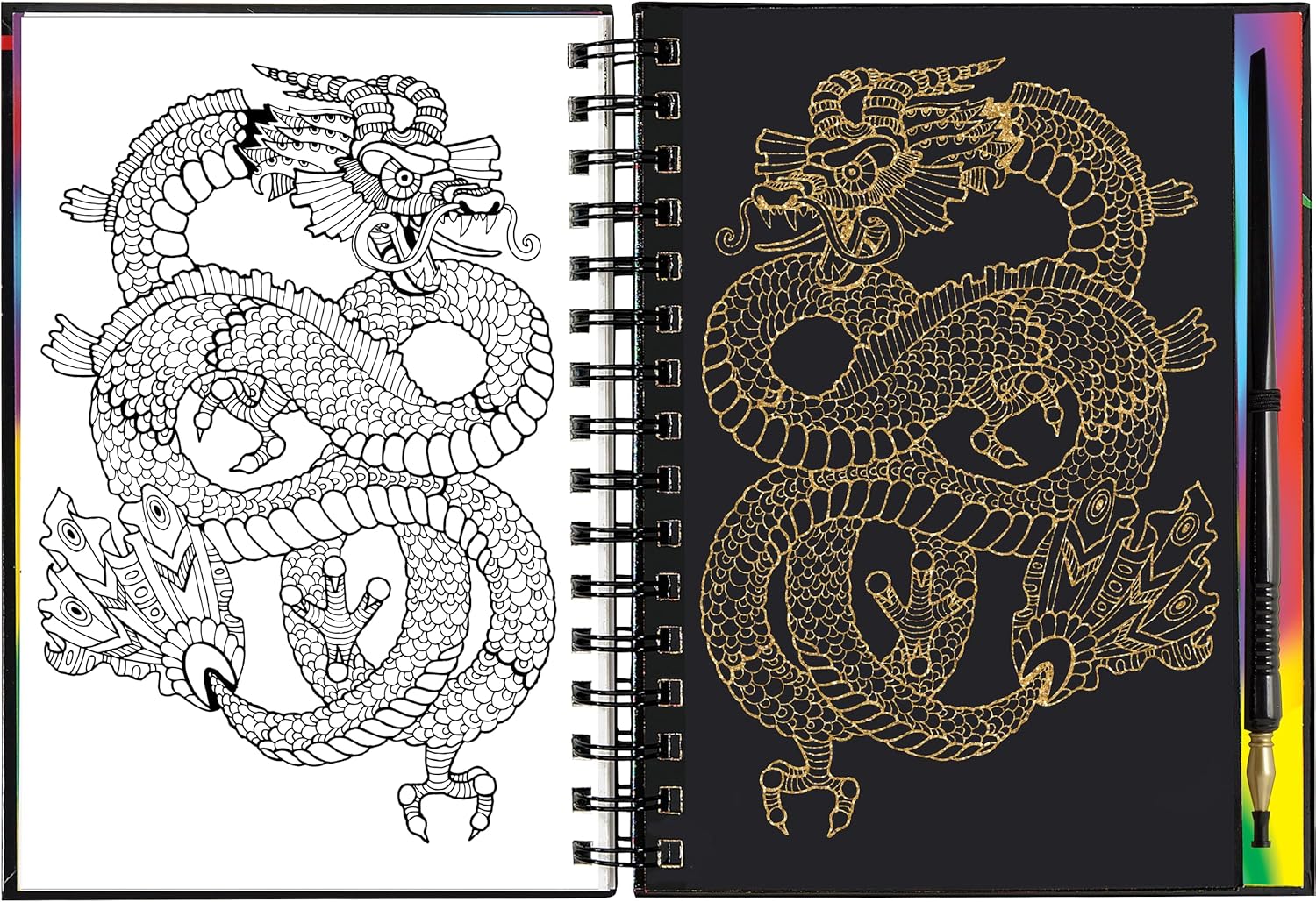 Extreme! Dragons Scratch And Sketch by Peter Pauper Press 20 9781441347060_2