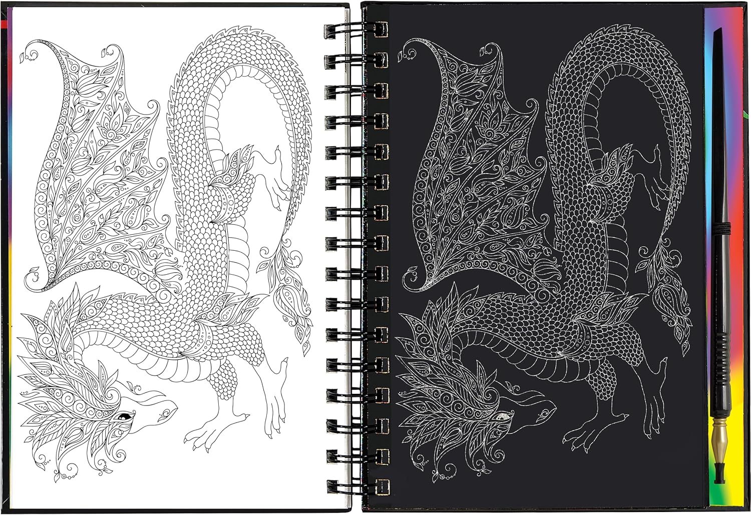 Extreme! Dragons Scratch And Sketch by Peter Pauper Press 20 9781441347060_3