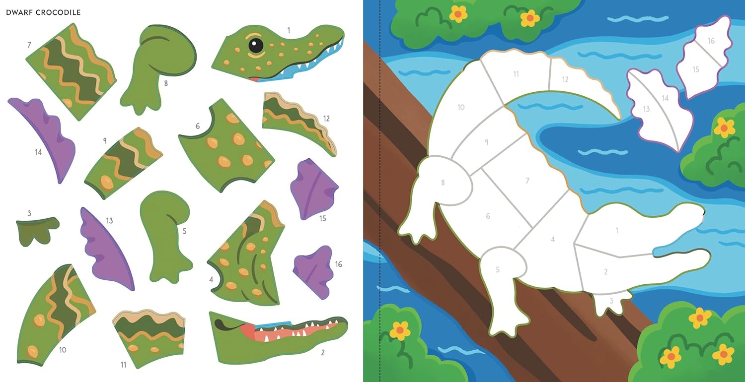Rain Forest Animals My First Color-By-Sticker Book by Peter Pauper Press 20 9781441347091_4