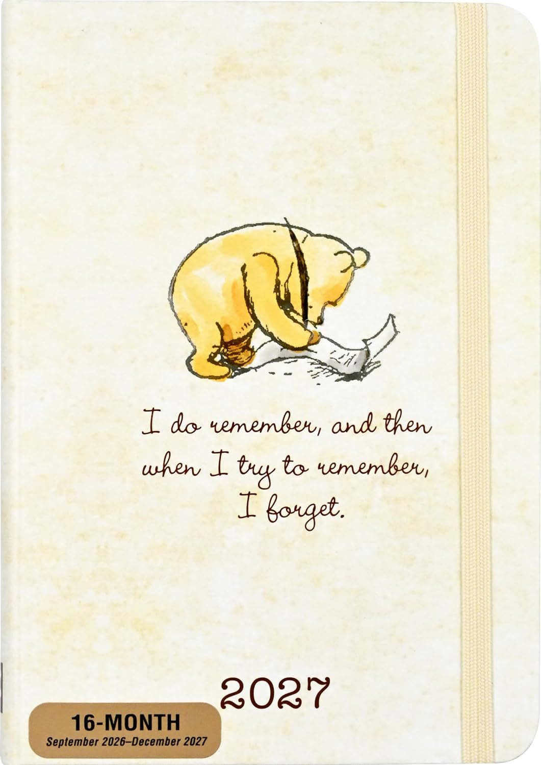 2027 Winnie-the-Pooh Compact Weekly Planner (16 months, Sept 2026 to Dec 2027) 20 9781441347534