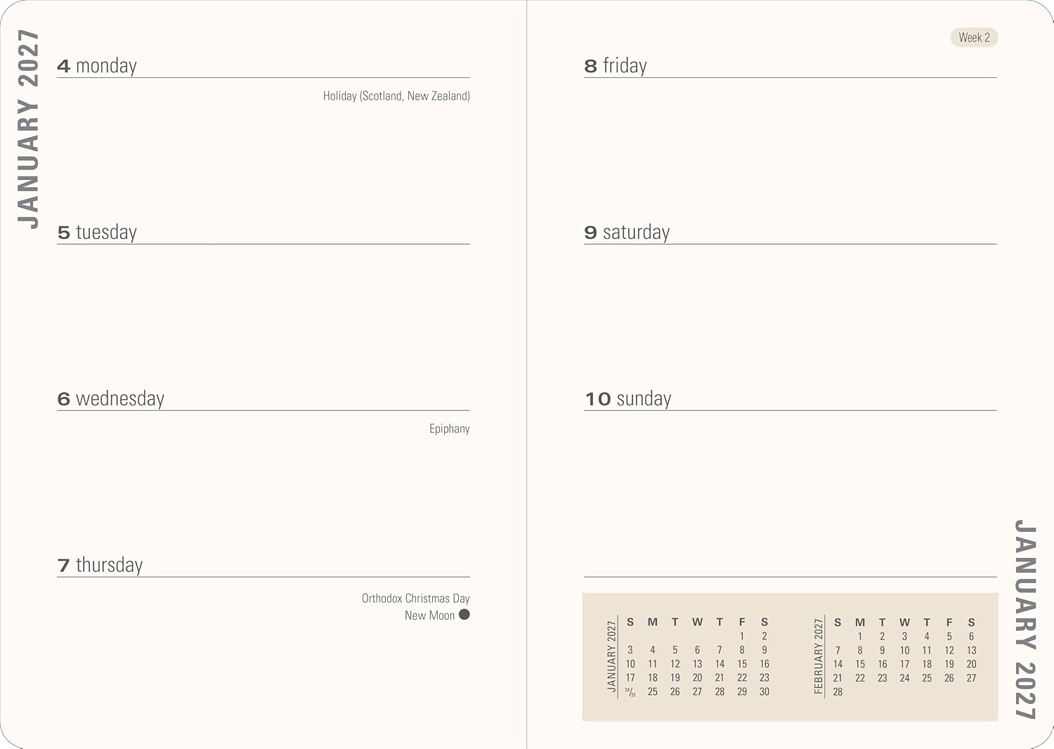 2027 Winnie-the-Pooh Compact Weekly Planner (16 months, Sept 2026 to Dec 2027) 20 9781441347534_3