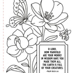 Psalms Easy Breezy Large Print Coloring Book by Peter Pauper Press 20 9781441347732_3