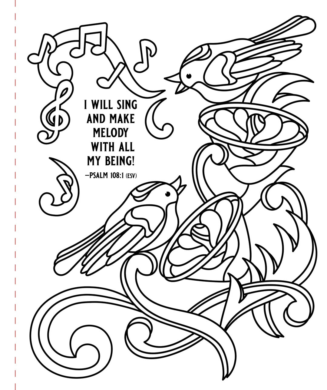 Psalms Easy Breezy Large Print Coloring Book by Peter Pauper Press 20 9781441347732_5