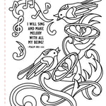 Psalms Easy Breezy Large Print Coloring Book by Peter Pauper Press 20 9781441347732_5
