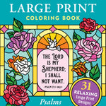Psalms Easy Breezy Large Print Coloring Book by Peter Pauper Press 20 9781441347732_df54c10b-797a-42d7-ab38-35af51260ed4