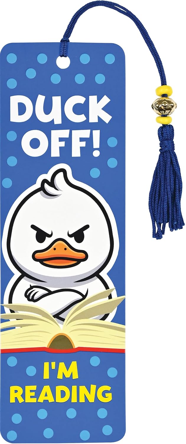 Duck Off! I'm Reading Beaded Bookmark 20 9781441348500