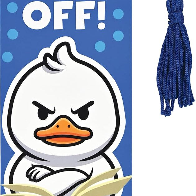 Duck Off! I'm Reading Beaded Bookmark 20 9781441348500