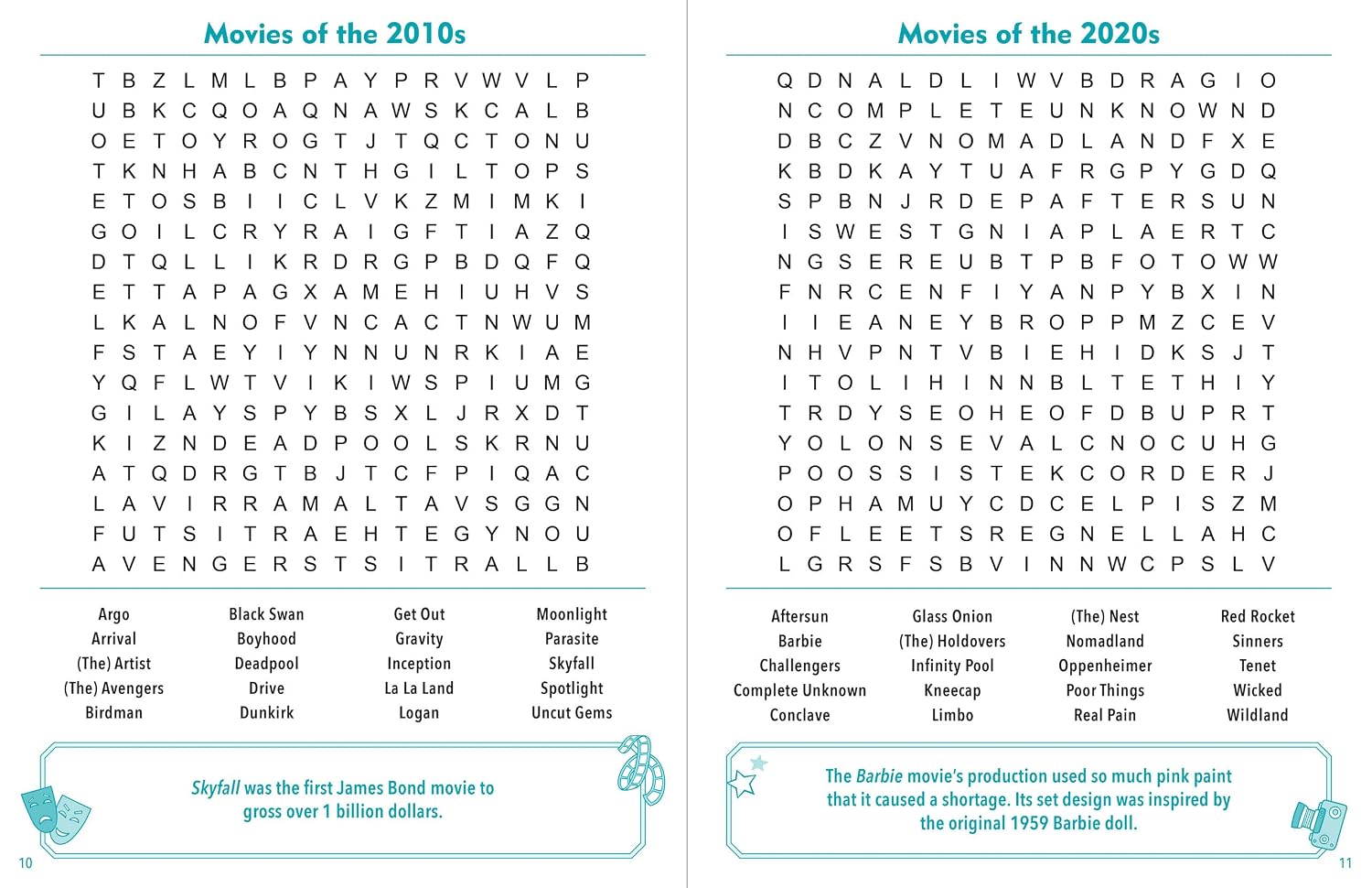Large Print Word Search Through the Decades from Peter Pauper Press 20 9781441348777_2