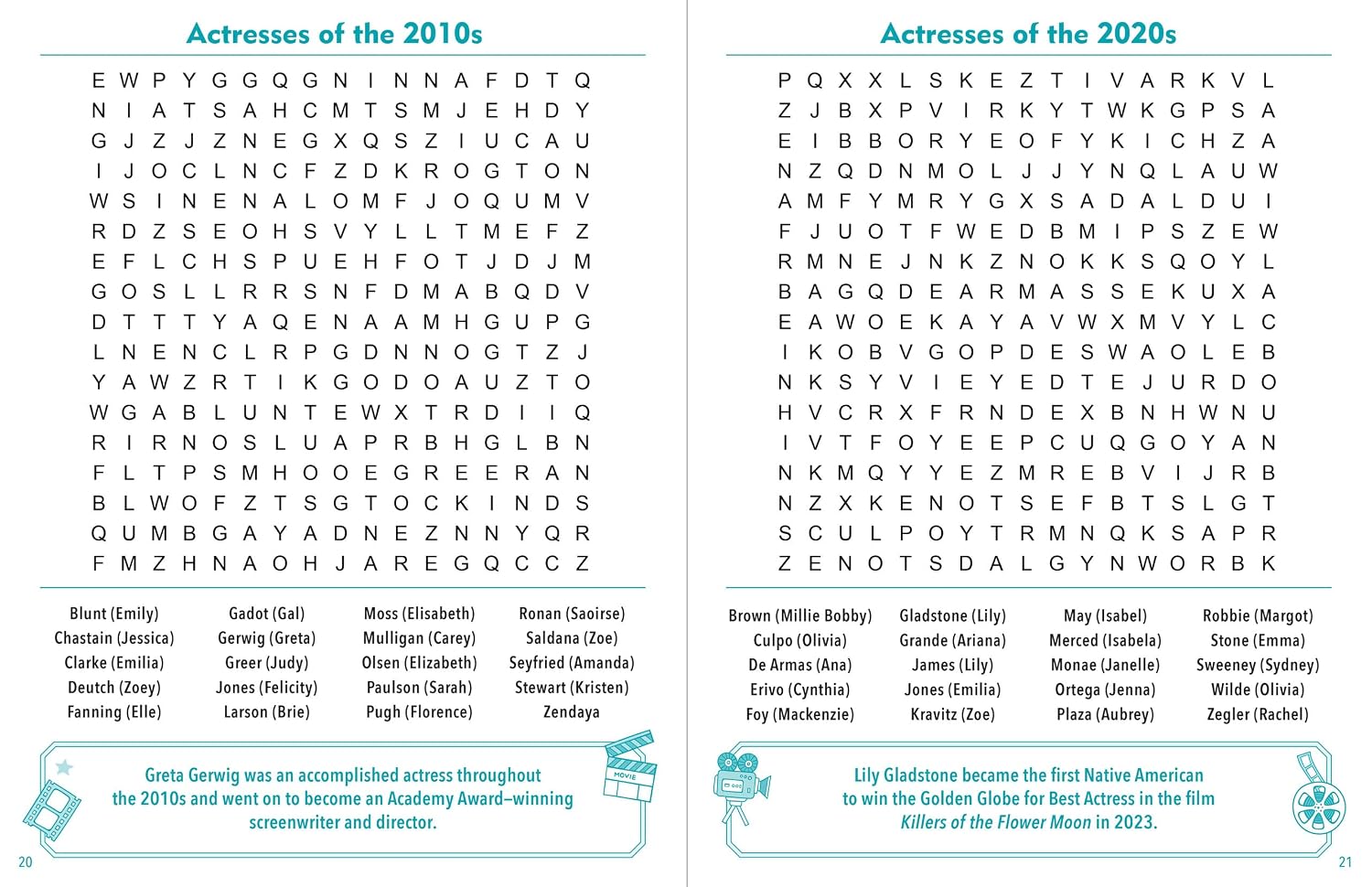 Large Print Word Search Through the Decades from Peter Pauper Press 20 9781441348777_3