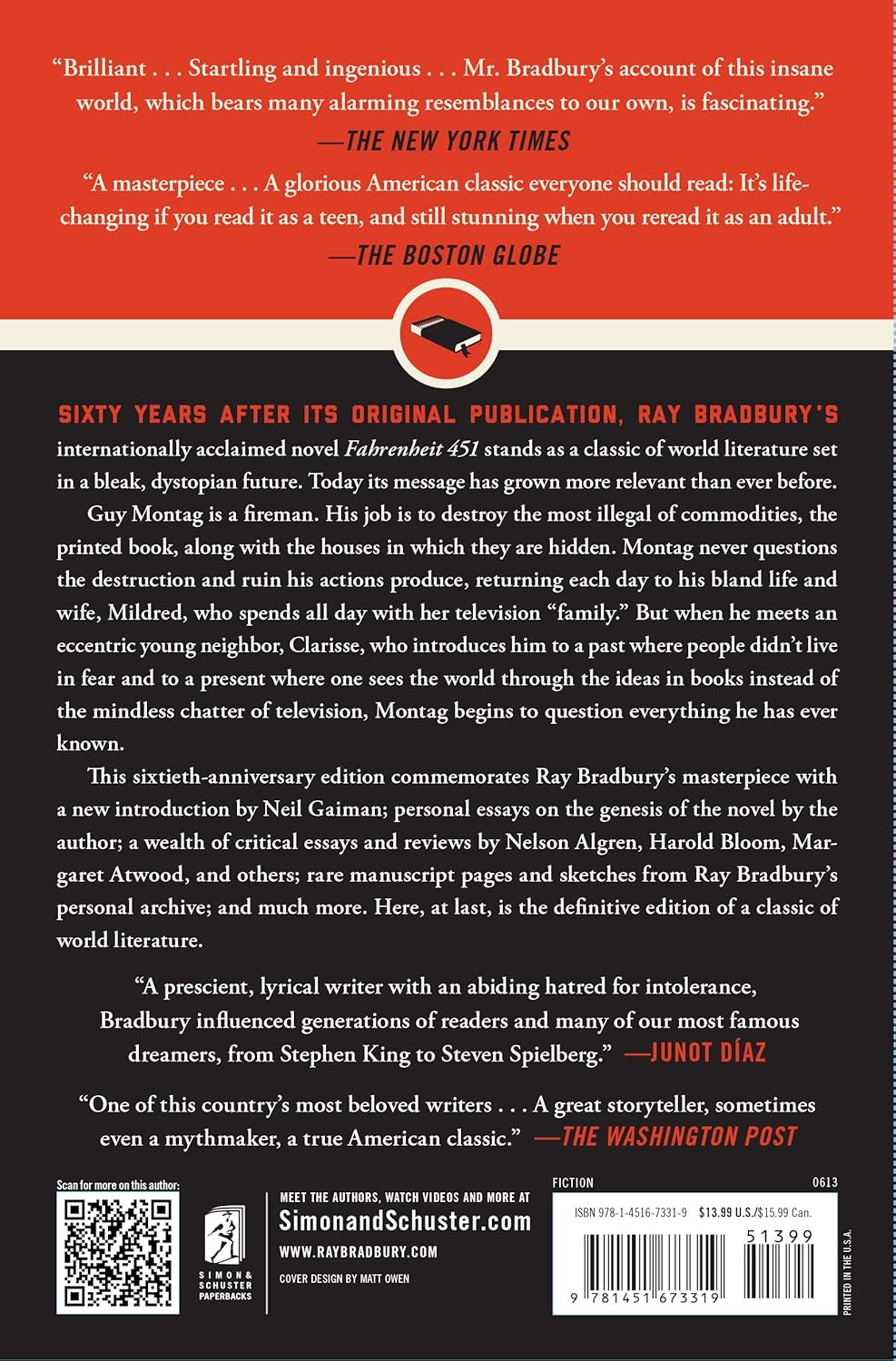 Fahrenheit 451 -Bradbury. Ray 9781451673319_1