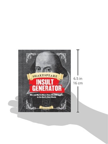 Shakespeare Insult Generator by Kraft. Barry 9781452127750_5