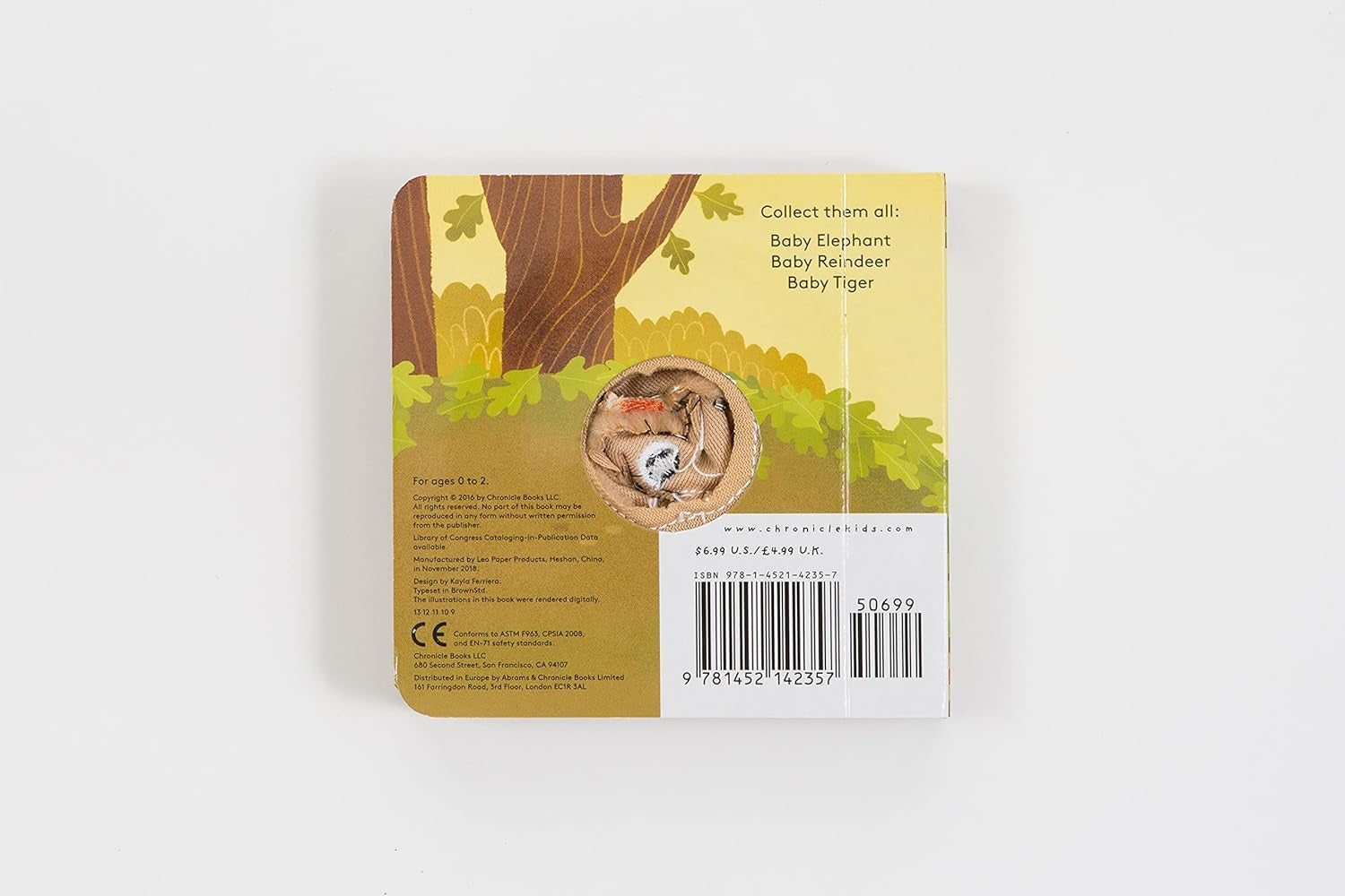 Baby Bear: Finger Puppet Book by Chronicle Books 9781452142357_3