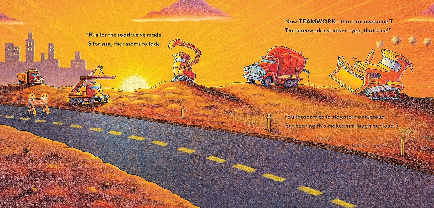 Cement Mixer's Abc: Goodnight, Goodnight, Construction Site (Alphabet Book For K 9781452153186_8