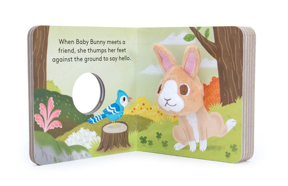Baby Bunny: Finger Puppet Book by Chronicle Books ; Huang, Yu-Hsuan 9781452156095_1