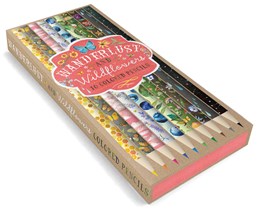 WANDERLUST & WILDFLOWERS: 10 COLORED PENCILS 9781452161242