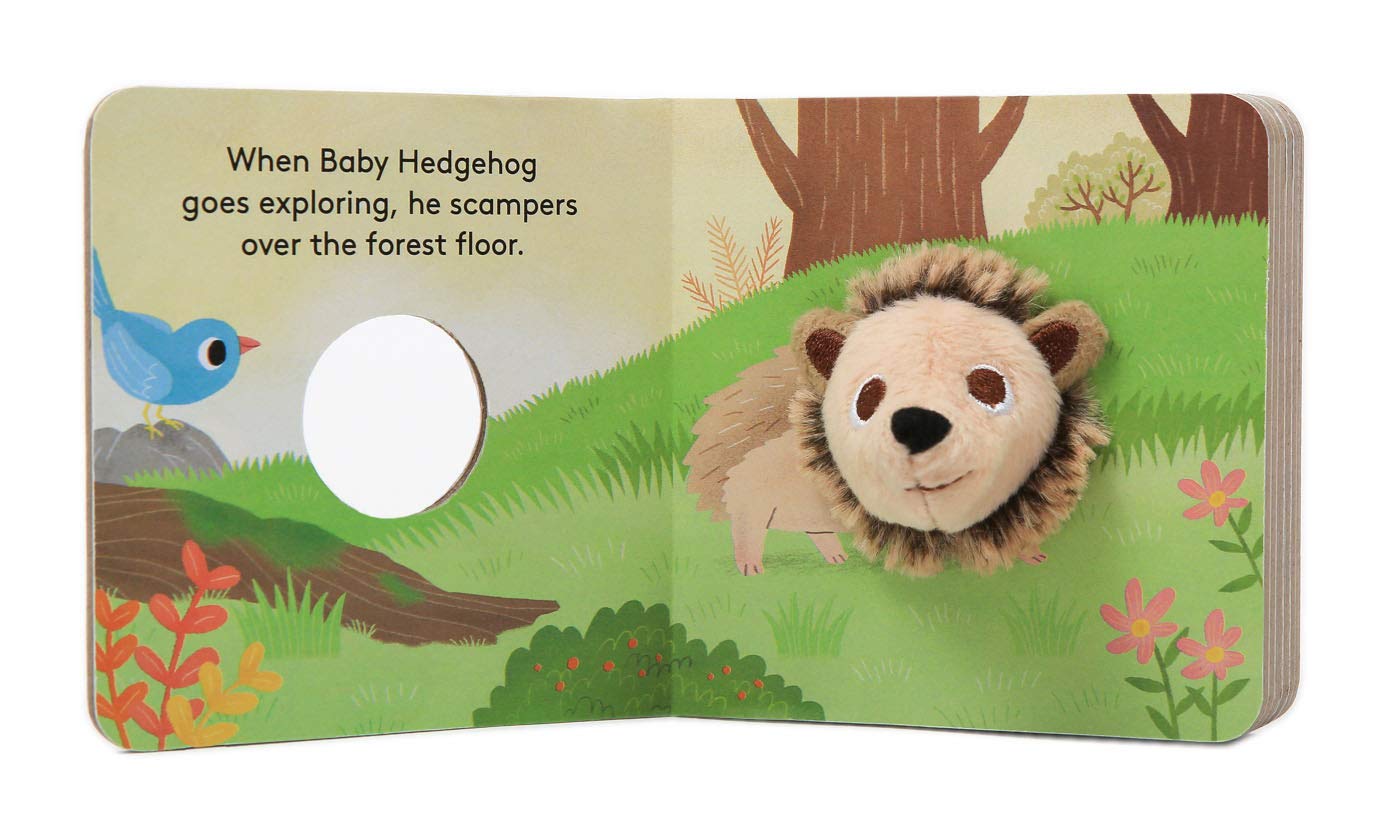 Baby Hedgehog: Finger Puppet Book by Huang. Yu-Hsuan 20 9781452163765_2_dfdba913-d6ef-44cb-b200-071609719a73