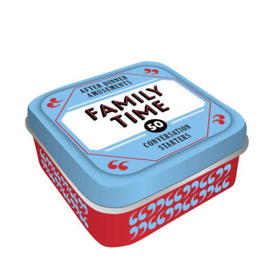 After Dinner Amusements: Family Time: 50 Conversation Starters by Chronicle Book 9781452164885_dd2b81ff-e1bd-4e27-8051-4c5b3e9b8564