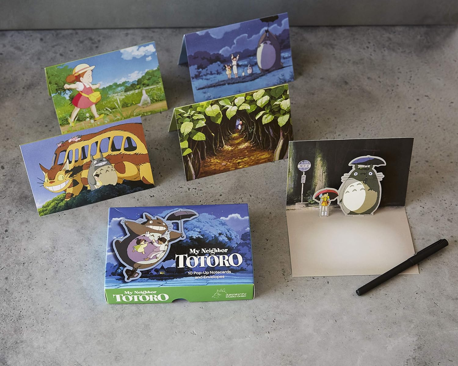 MY NEIGHBOR TOTORO: 10 POP-UP NOTECARDS AND ENVELOPES - STUDIO GHIBLI 9781452168678_3