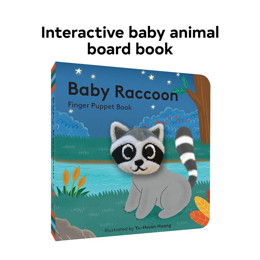 Baby Raccoon: Finger Puppet Book by Chronicle Books 9781452170800_1