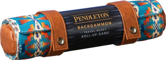 Pendleton Backgammon: Travel-Ready Roll-Up Game (Camping Games, Gift For Outdoor 9781452172576_6be2ef39-6135-4f9a-928e-6da3d3187fc6