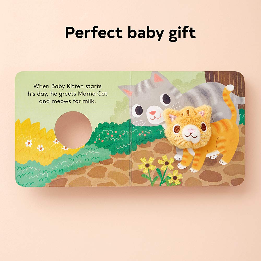 Baby Kitten: Finger Puppet Book: (Board Book With Plush Baby Cat, Best Baby Book 9781452181721_2