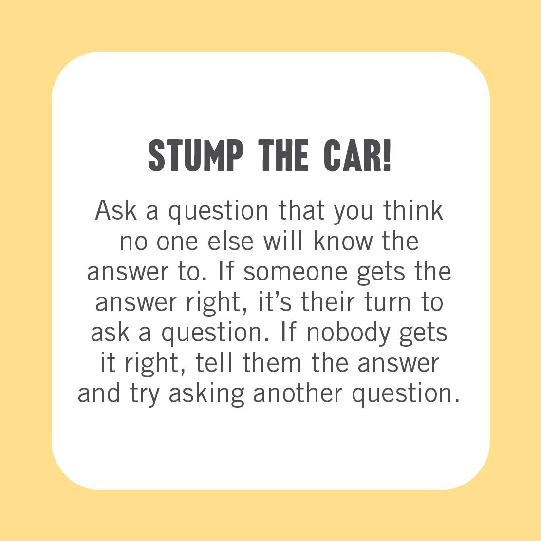 On-The-Go Amusements: 50 Cool Things To Do In The Car by Chronicle Books 9781452183015_6