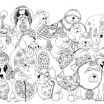 A Million Dogs: Fabulous Felines To Color by Mayo. Lulu 9781454710110_3