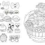 A Million Kawaii Cutes: The Sweetest Things To Color by Mayo. Lulu 9781454711438_3