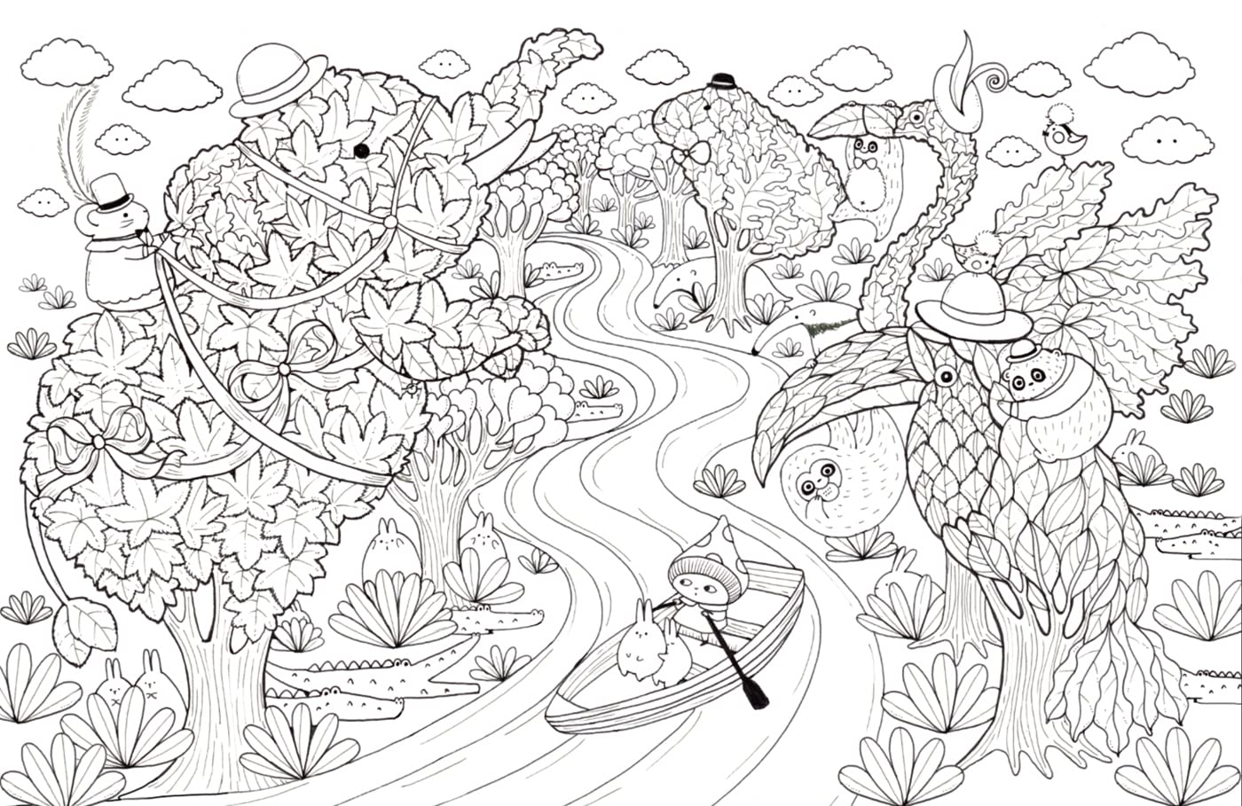 A Million Kawaii Cutes: The Sweetest Things To Color by Mayo. Lulu 9781454711438_4