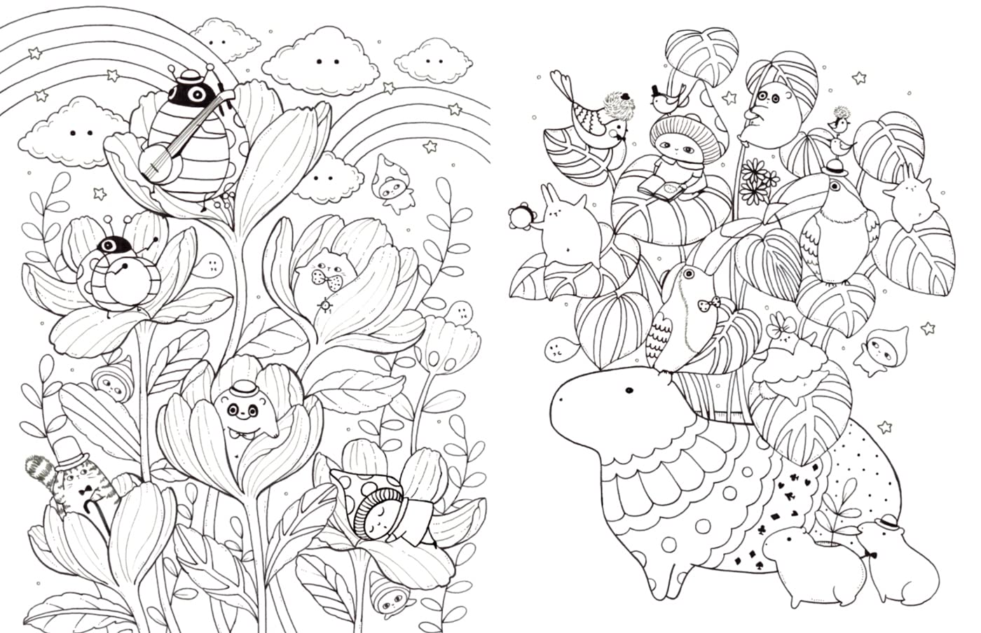 A Million Kawaii Cutes: The Sweetest Things To Color by Mayo. Lulu 9781454711438_5