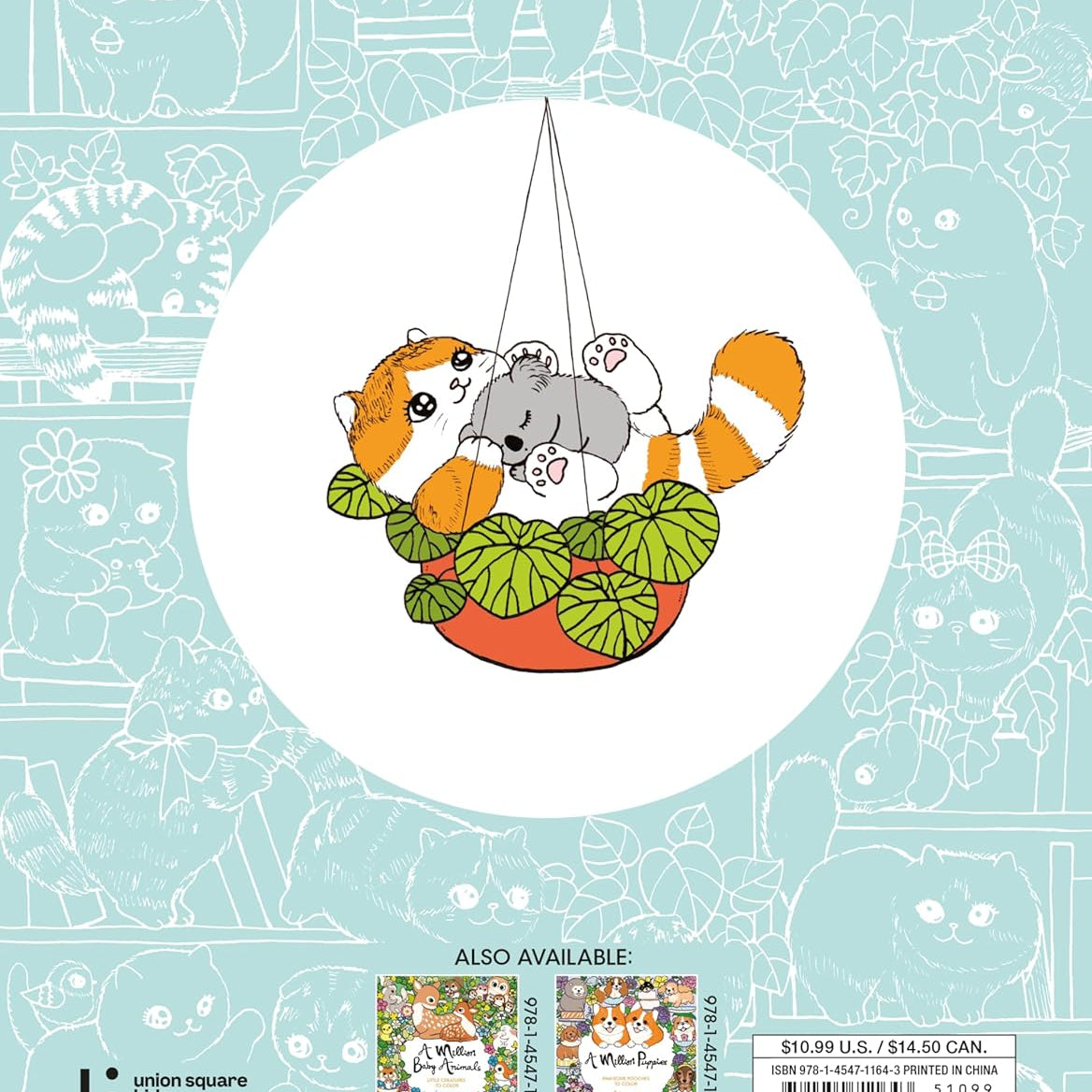 A Million Kittens: Adorable Felines To Color by Mayo. Lulu 9781454711643_1