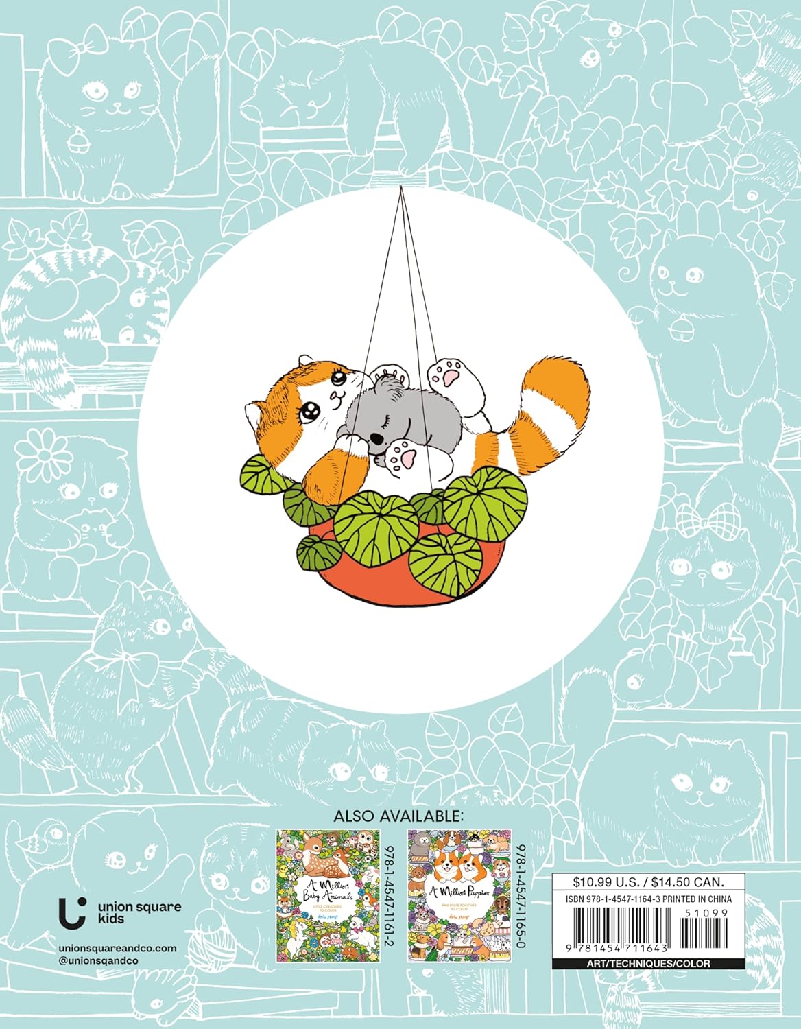 A Million Kittens: Adorable Felines To Color by Mayo. Lulu 9781454711643_1