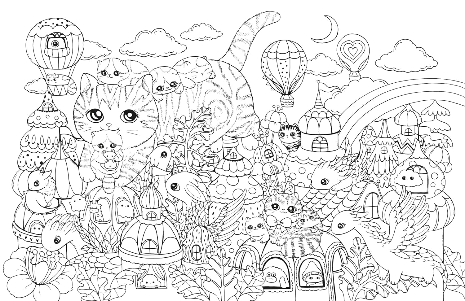 A Million Kittens: Adorable Felines To Color by Mayo. Lulu 9781454711643_2