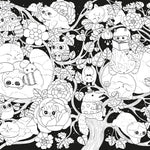 A Million Kittens: Adorable Felines To Color by Mayo. Lulu 9781454711643_4