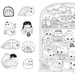 A Million Kittens: Adorable Felines To Color by Mayo. Lulu 9781454711643_5