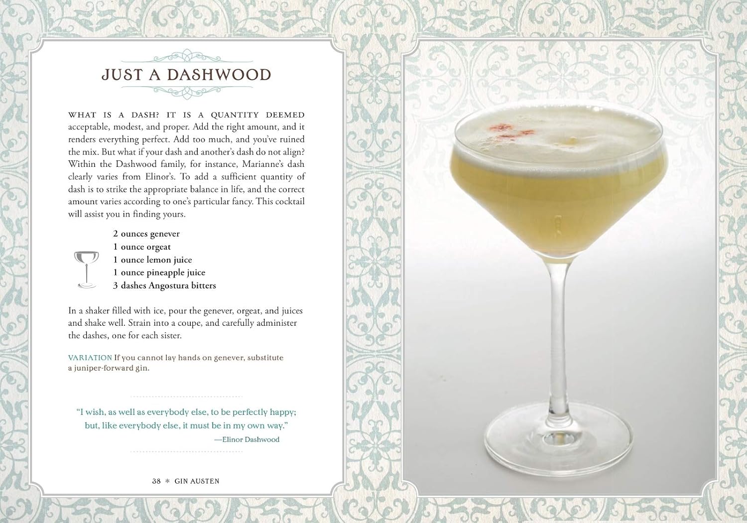 Gin Austen: 50 Cocktails To Celebrate The Novels Of Jane Austen by Mullaney 9781454933120_5