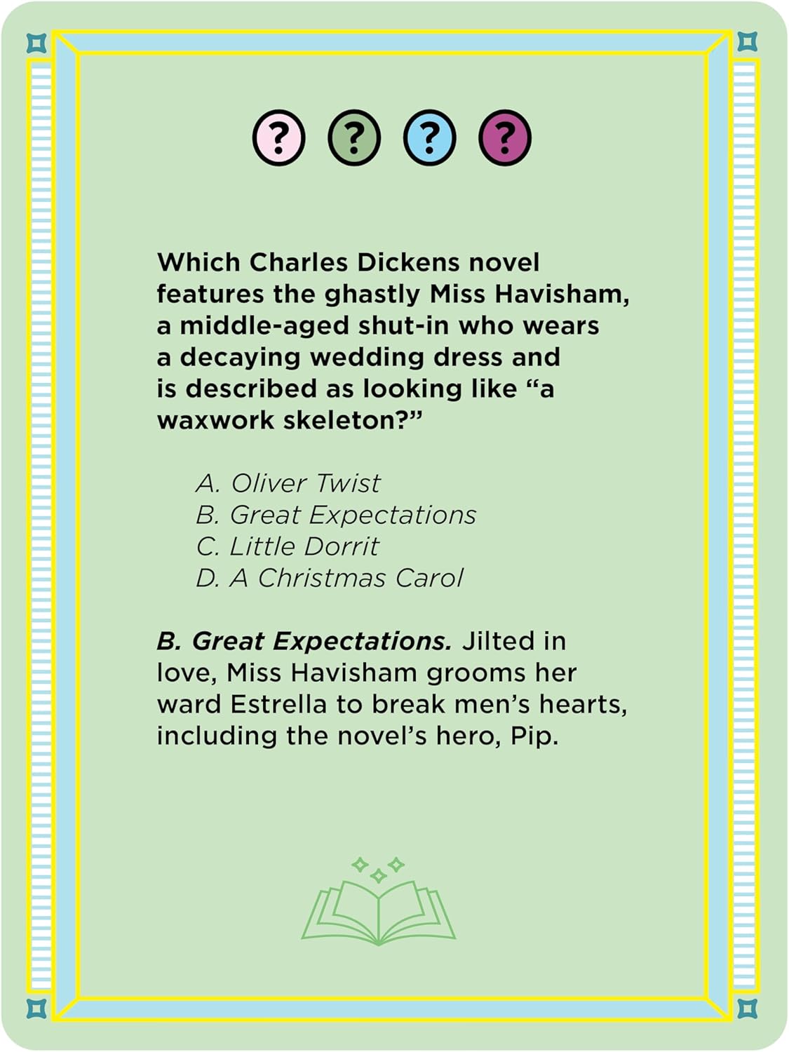 Check Your Shelf: A Literary Trivia Card Game by Union Square & Co. 9781454947714_4