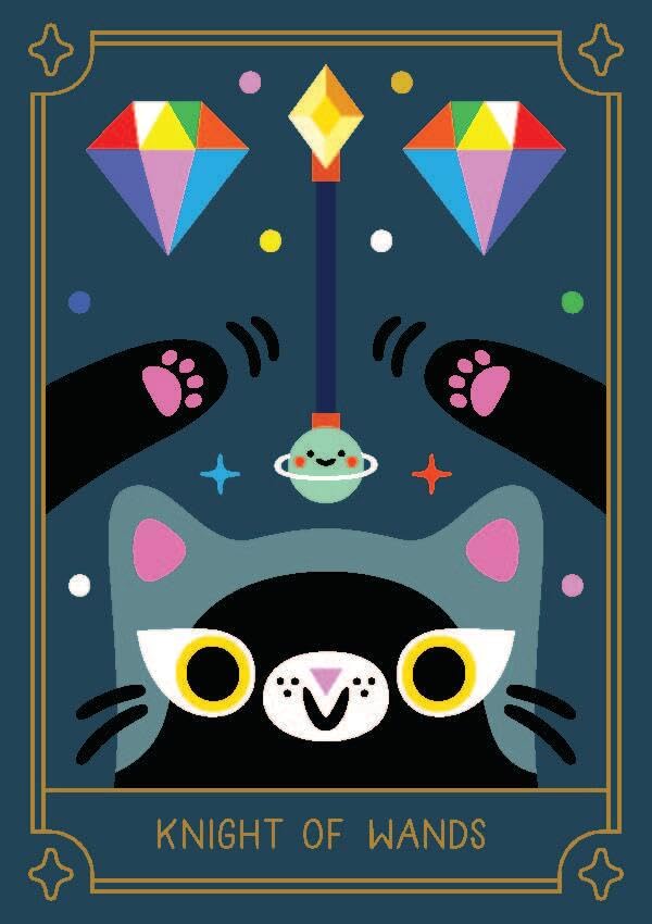 Mystic Cats Tarot: A 78-Card Deck And Guidebook by Romo. Michelle 9781454953180_7