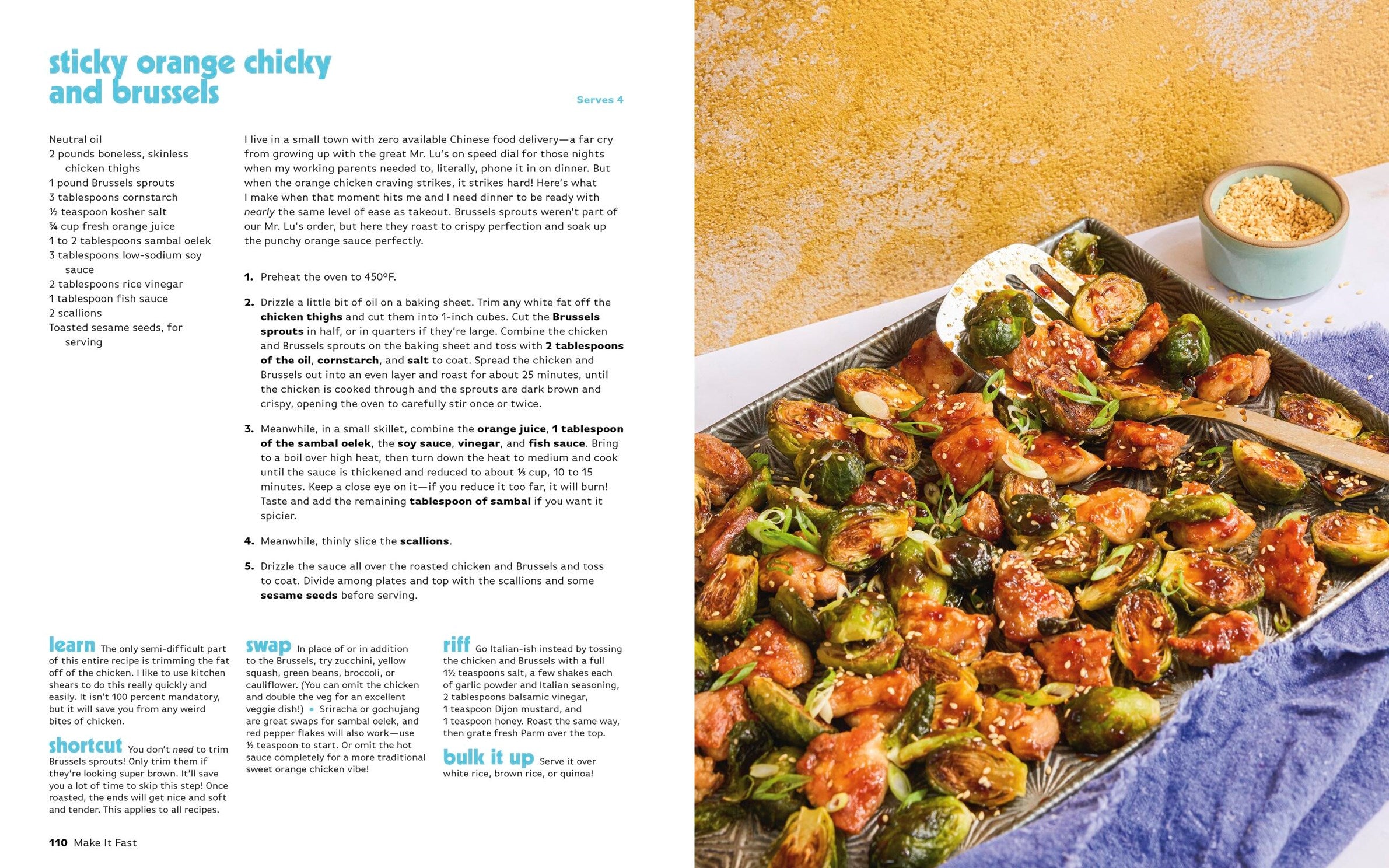 What to Cook When You Don't Feel Like Cooking: Make It Fast by Chambers. Caroline 20 9781454963264_3