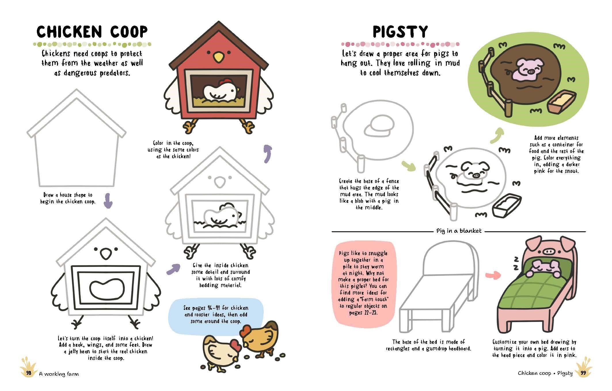 How To Draw Cute Stuff Around The Farm By Nguyen. Angela 20 9781454970460_2