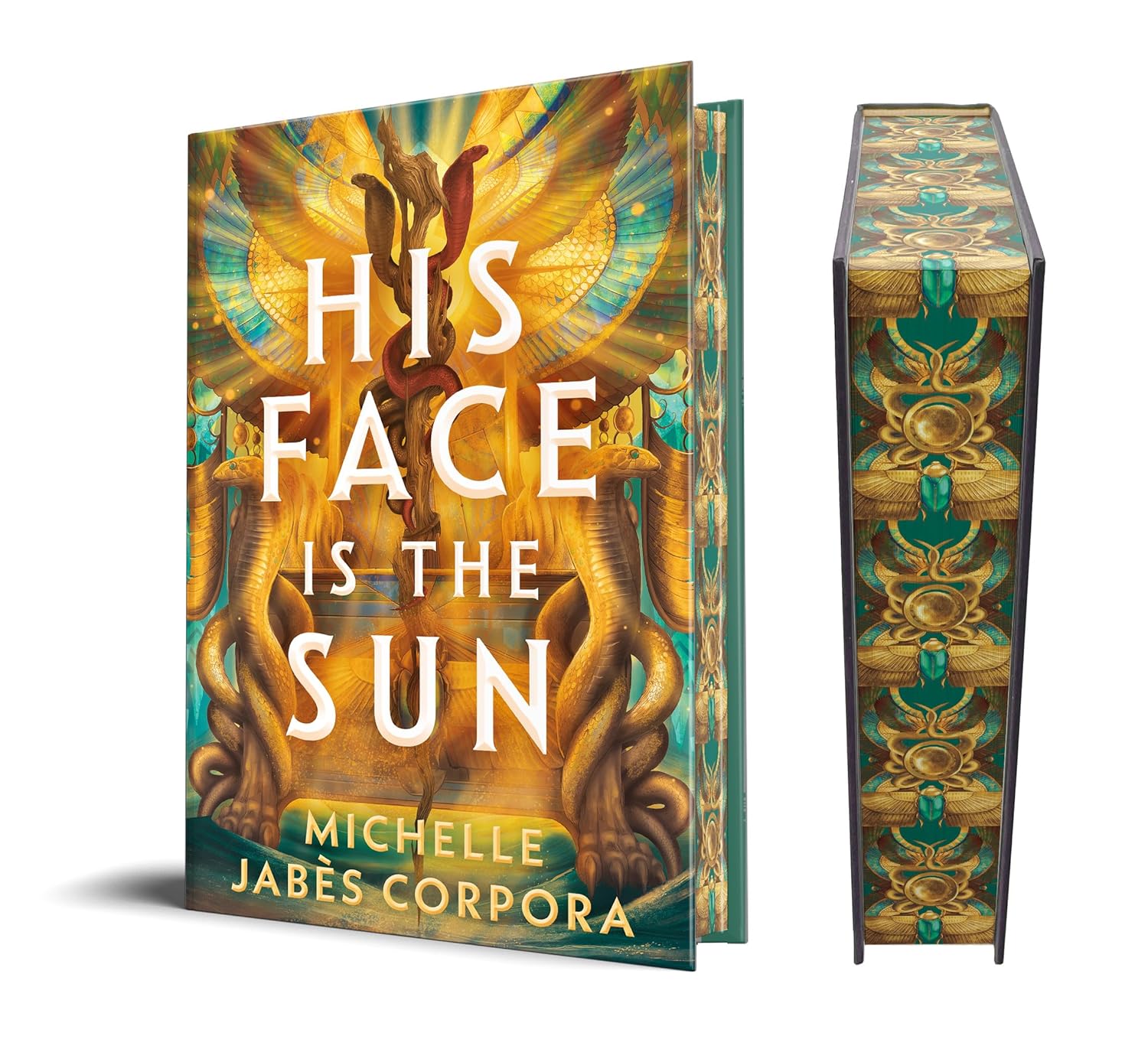 HIS FACE IS THE SUN (THRONE OF KHETARA #1) - CORPORA. MICHELLE JABES 9781464224584_1